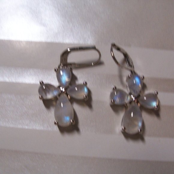 Moonstone Earrings - Picture 2 of 6